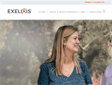 Tablet Screenshot of exelixis.com